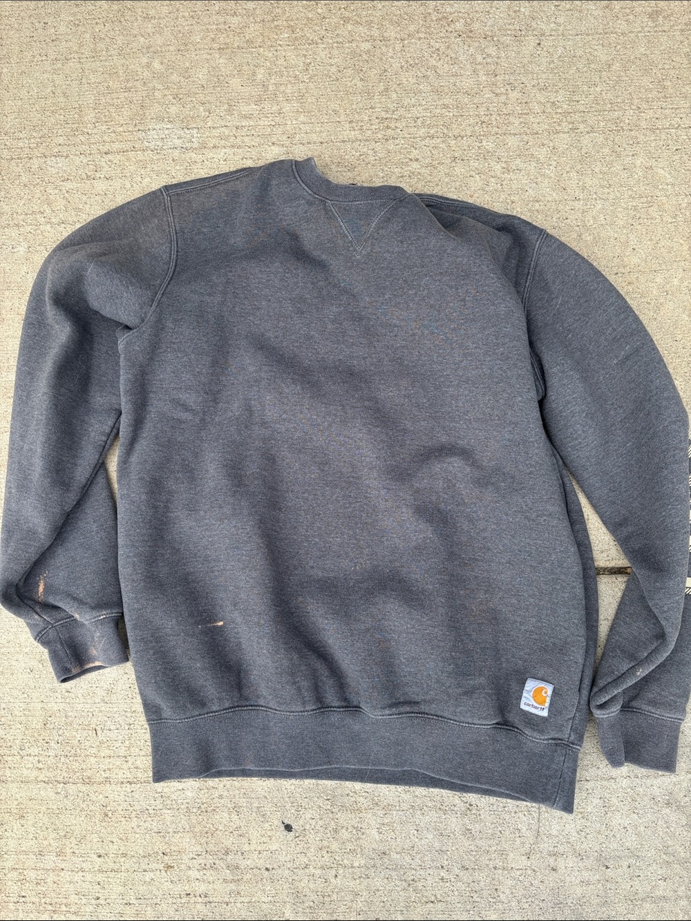 Carhartt Women’s Charcoal Gray Crewneck Sweatshirt